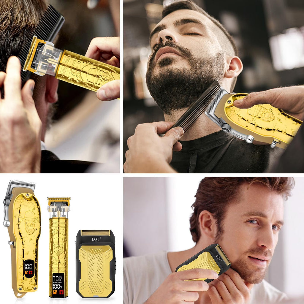 Men'S Hair Trimmer Set, Electric Hair Clippers, Body Hair Trimmer, Men'S Grooming Product