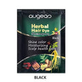 Herbal Natural Plant Hair Dye Shampoo Fast Grey Hair Dyed Black 6 Color Coffee Red Purple Salon & Home Hair Color 30/500Ml