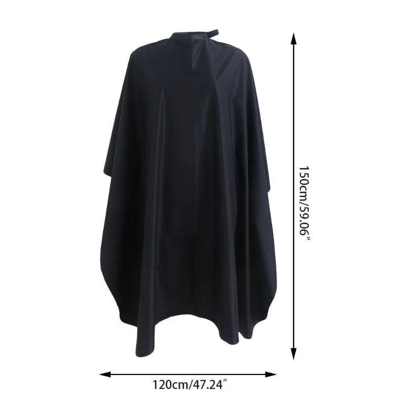 Waterproof Haircut Cover Apron with Custom Logo Dust Proof Styling Cloth for Hairdressers Barber Shop Haircut Cape Colored Hair