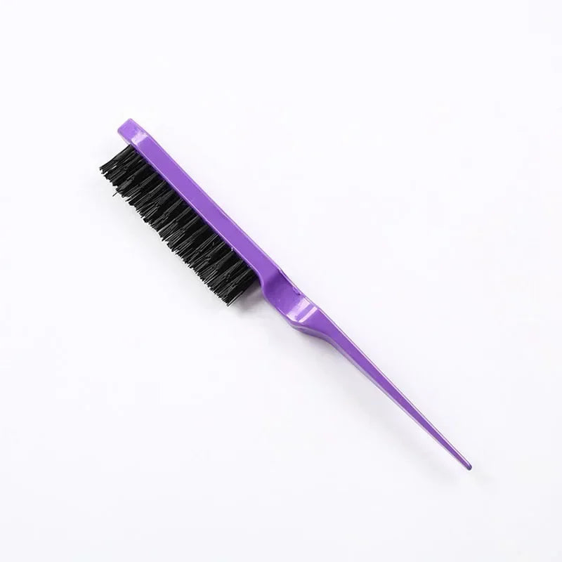 1 Pcs Pro Salon Hair Brushes Comb Slim Line Teasing Back Combing Hair Brush Slim Line Styling Tools DIY Kit Wholesale Hair Combs