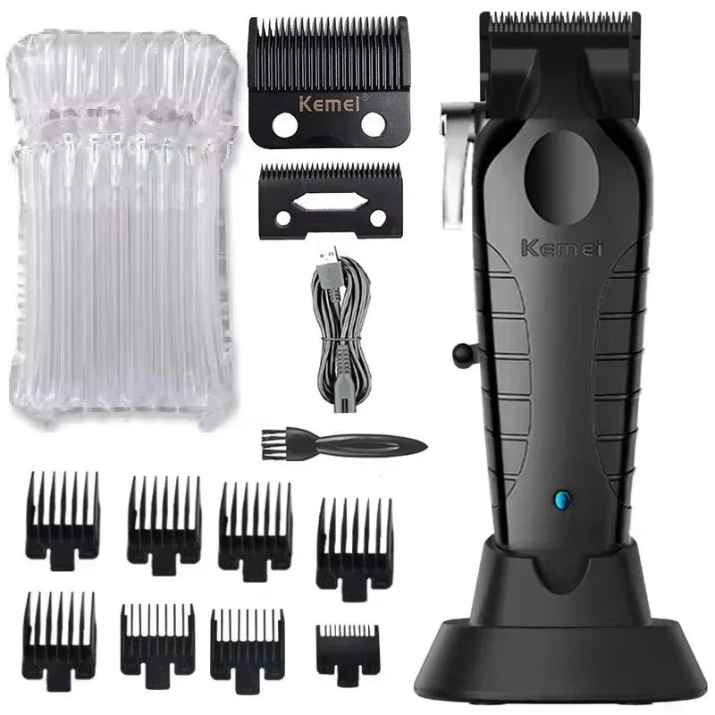 Professional Hair Clipper for Men Adjustable Beard Electric Hair Trimmer Rechargeable Hair Cutting Machine Barber Tool