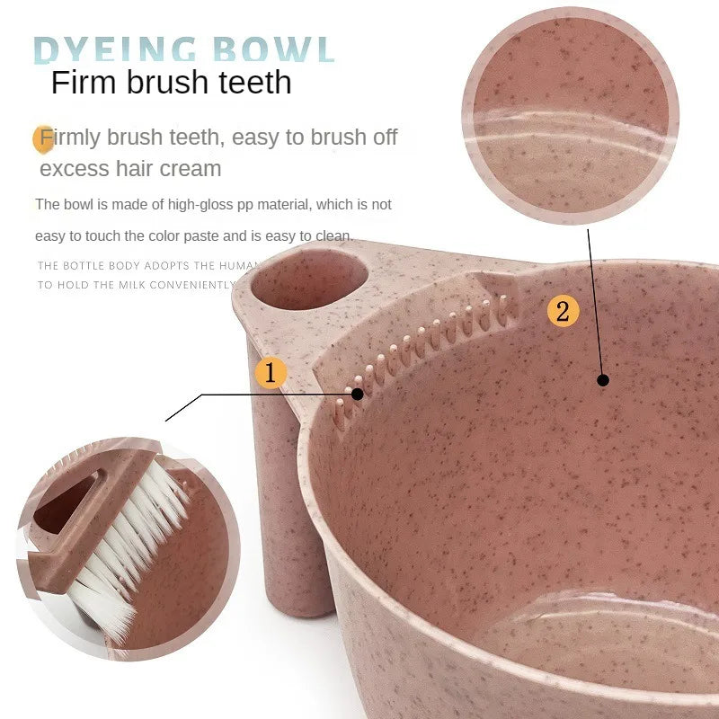 Salon Barber Coloring Mixer Bowl Professional Hairdressing Dyeing Hair Bowls Barbershop Dyeing Mixing Tools Accessories Supply