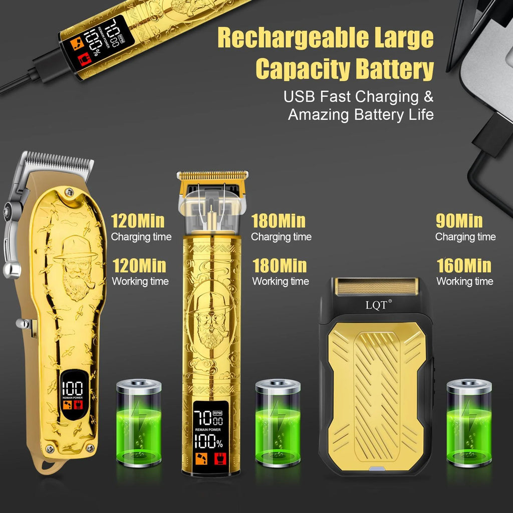 Men'S Hair Trimmer Set, Electric Hair Clippers, Body Hair Trimmer, Men'S Grooming Product
