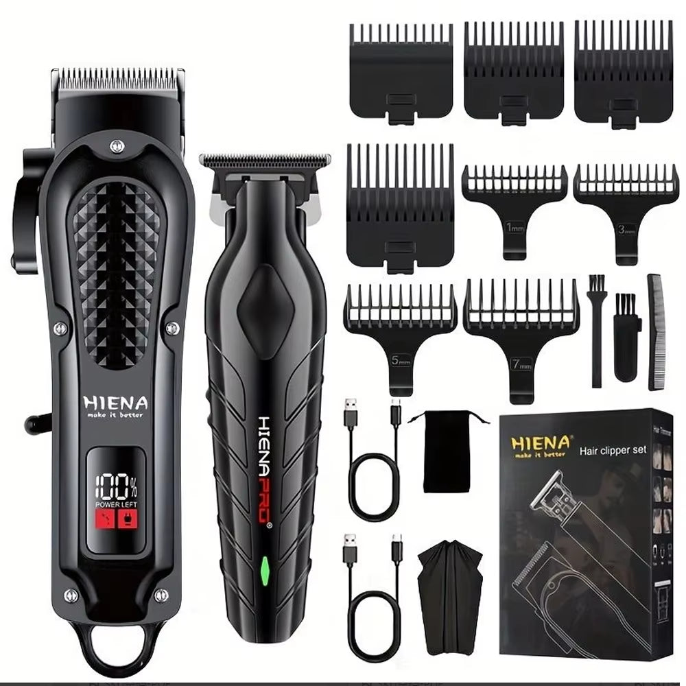 212 Professional Hair Cutter Mans Hair Clipper Set Metal Electric Cordless Hair Trimmer for Barber LCD Display Hair Cutt