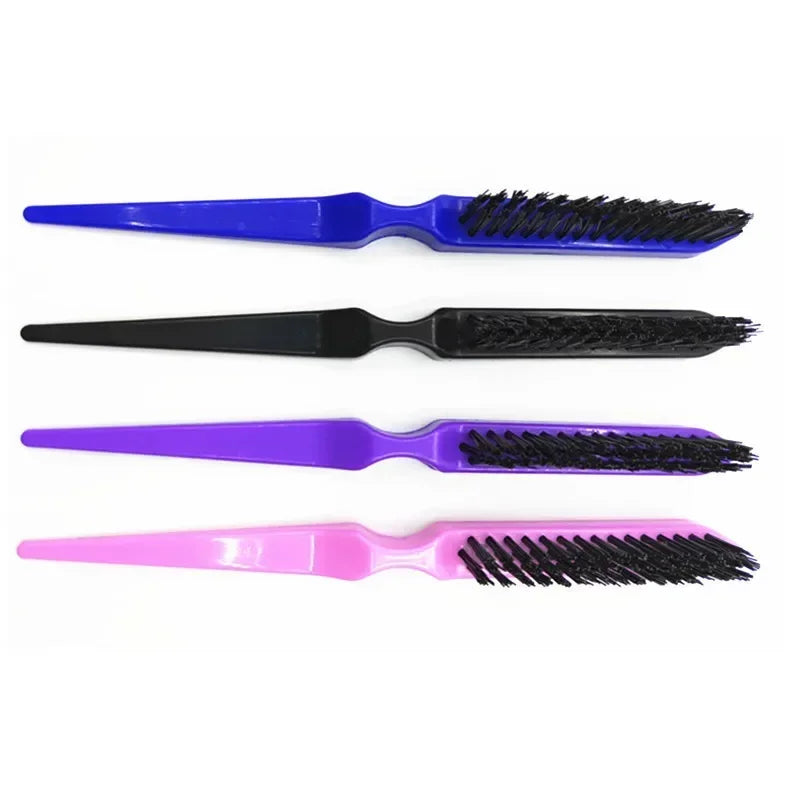 1 Pcs Pro Salon Hair Brushes Comb Slim Line Teasing Back Combing Hair Brush Slim Line Styling Tools DIY Kit Wholesale Hair Combs