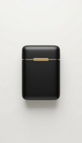 Matte Black Grooming Kit Case Magnetic Closure
