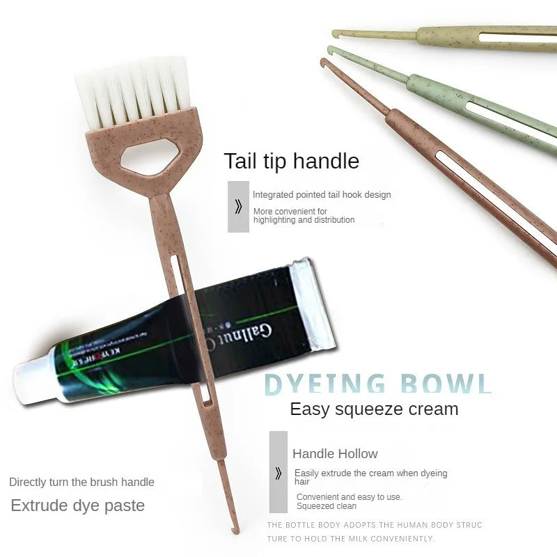 Salon Barber Coloring Mixer Bowl Professional Hairdressing Dyeing Hair Bowls Barbershop Dyeing Mixing Tools Accessories Supply