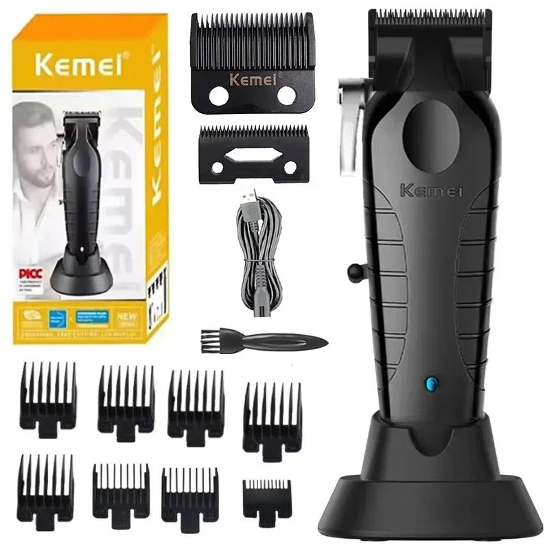 Professional Hair Clipper for Men Adjustable Beard Electric Hair Trimmer Rechargeable Hair Cutting Machine Barber Tool