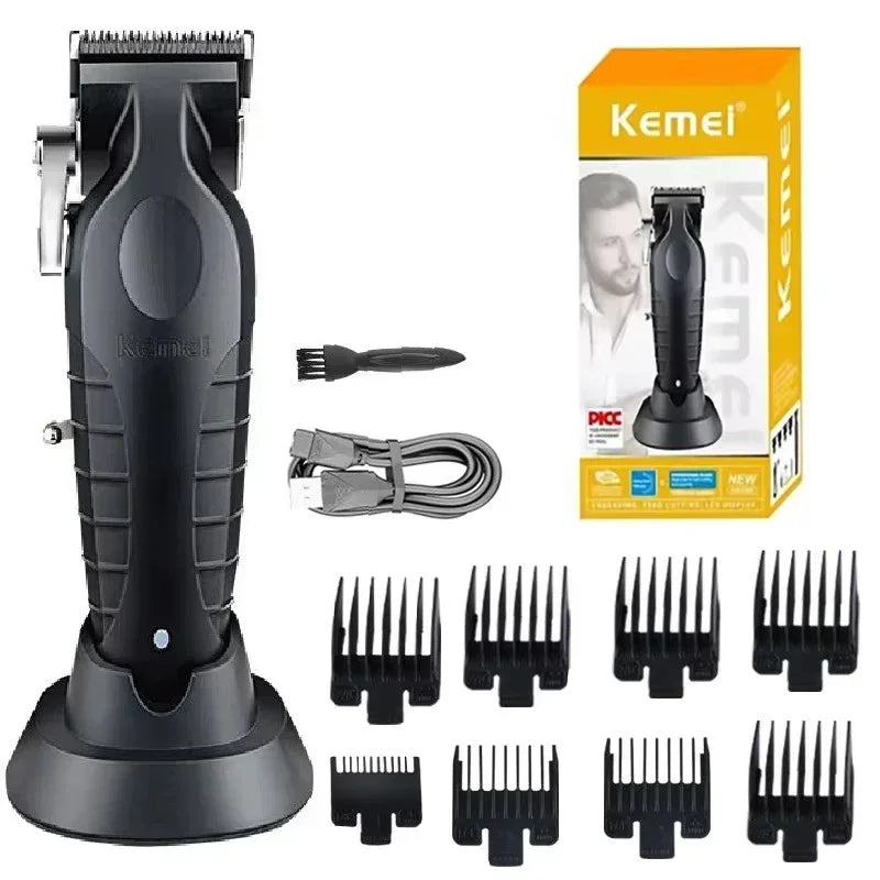 Professional Hair Clipper for Men Adjustable Beard Electric Hair Trimmer Rechargeable Hair Cutting Machine Barber Tool