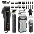 Five-Piece Professional Men'S Hair Clipper Set Professional Hairdressing Scissors Set Wireless Charging Dry Hair Styling Tool