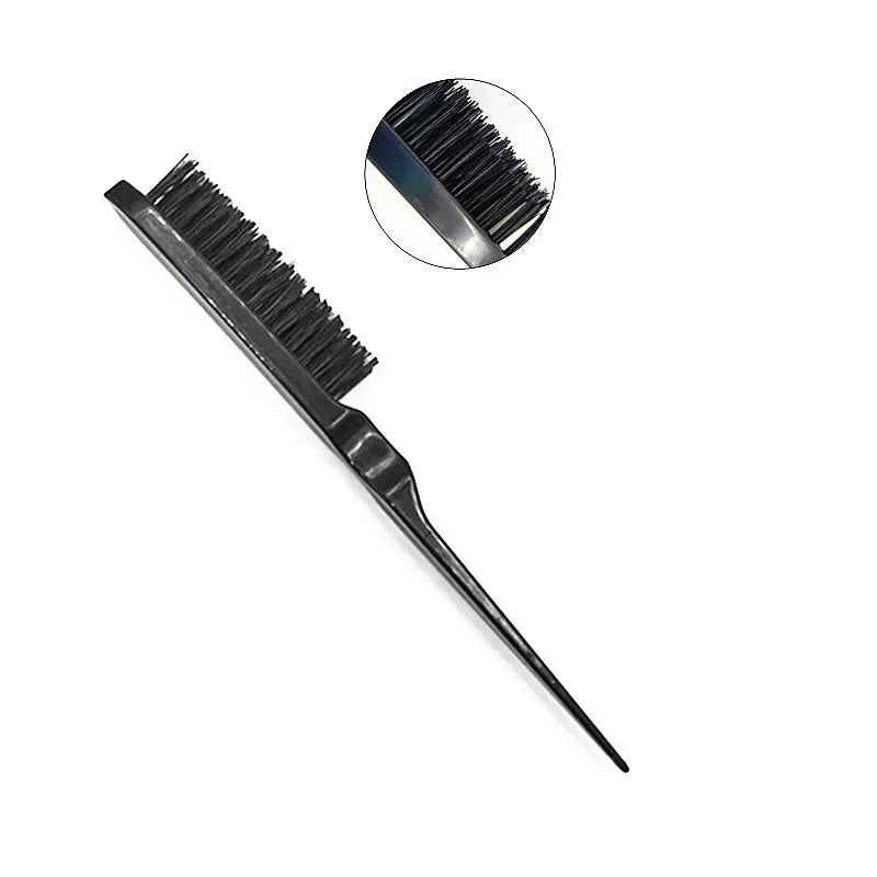 1 Pcs Pro Salon Hair Brushes Comb Slim Line Teasing Back Combing Hair Brush Slim Line Styling Tools DIY Kit Wholesale Hair Combs