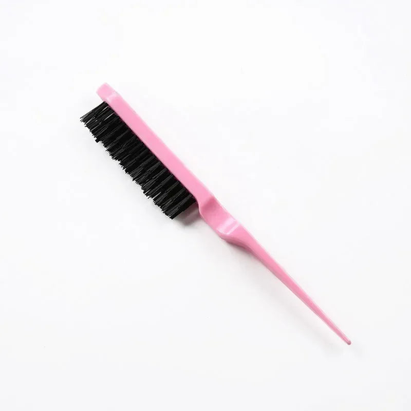 1 Pcs Pro Salon Hair Brushes Comb Slim Line Teasing Back Combing Hair Brush Slim Line Styling Tools DIY Kit Wholesale Hair Combs