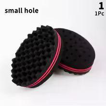 Éponge Torsadée Pour Boucles, Brosse À Cheveux Afro À Gros Trou Pour Boucles Naturelles, Outil De Coiffure Pour Hommes Et Femmes – 1 Paquet