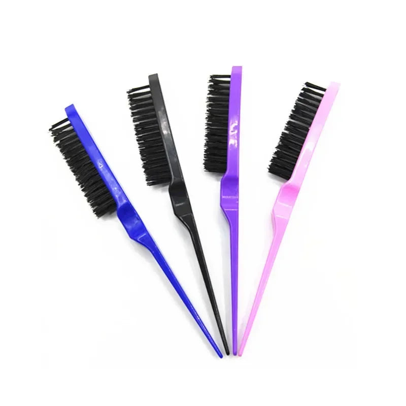 1 Pcs Pro Salon Hair Brushes Comb Slim Line Teasing Back Combing Hair Brush Slim Line Styling Tools DIY Kit Wholesale Hair Combs