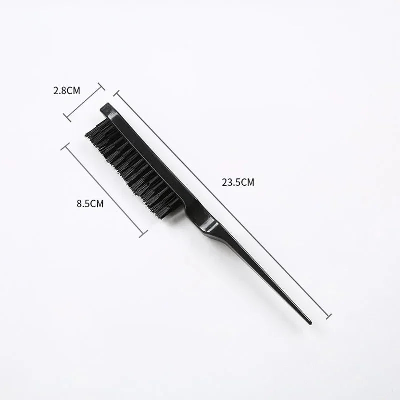 1 Pcs Pro Salon Hair Brushes Comb Slim Line Teasing Back Combing Hair Brush Slim Line Styling Tools DIY Kit Wholesale Hair Combs
