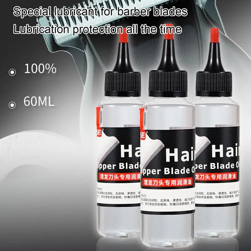 60Ml Electric Clipper Shaver Maintenance Oil Lubricant Hair Trimmer Blade Oil Prevent Rusting Sewing Hair Salon Clipper Oil